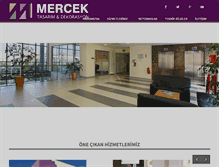 Tablet Screenshot of mercektasarim.net